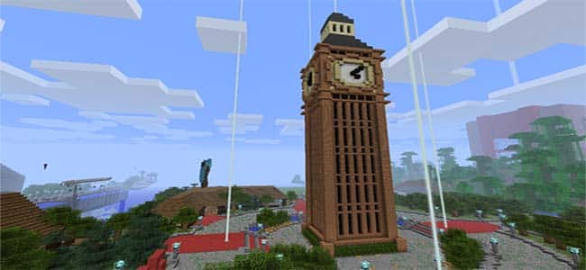 Clock Tower Big Ben in Minecraft