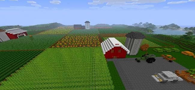 Fazenda em Minecraft