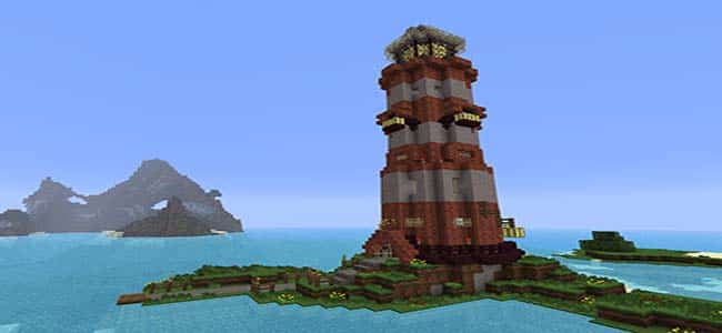 Building a Lighthouse in Minecraft