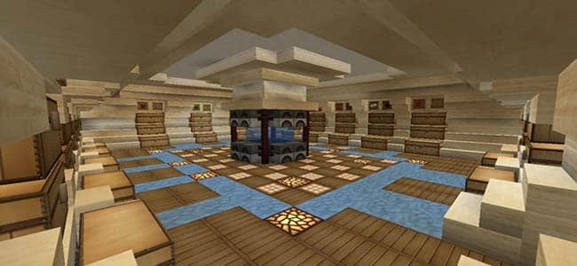 Sala de armazenamento do Minecraft