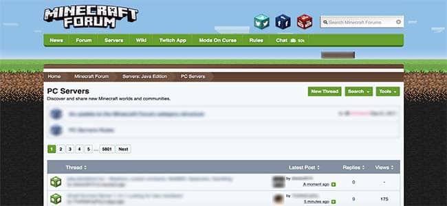 Free Minecraft Server Advertising on Forums