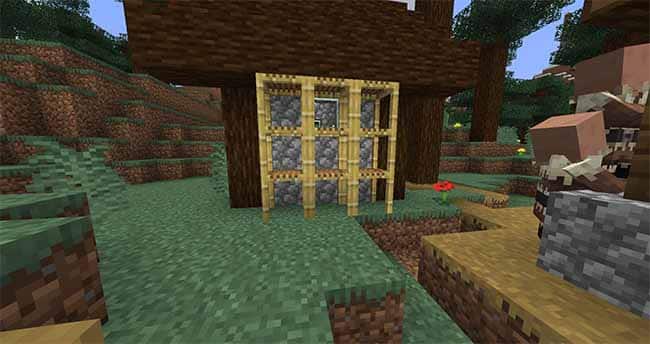 Minecraft Scaffolding in 1.14 Village and Pillage Update