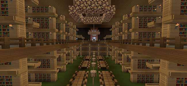 Tall Minecraft Library