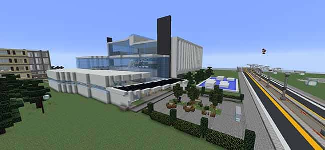 Modern Library in Minecraft
