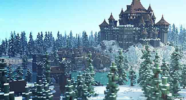 winter castle ideas