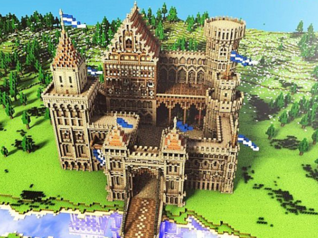 simple minecraft castles