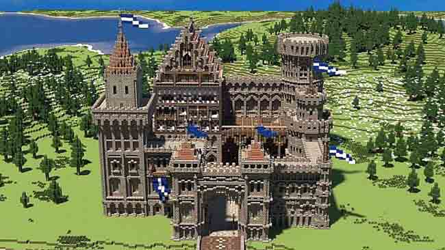 11+ Huge Minecraft Castle Ideas