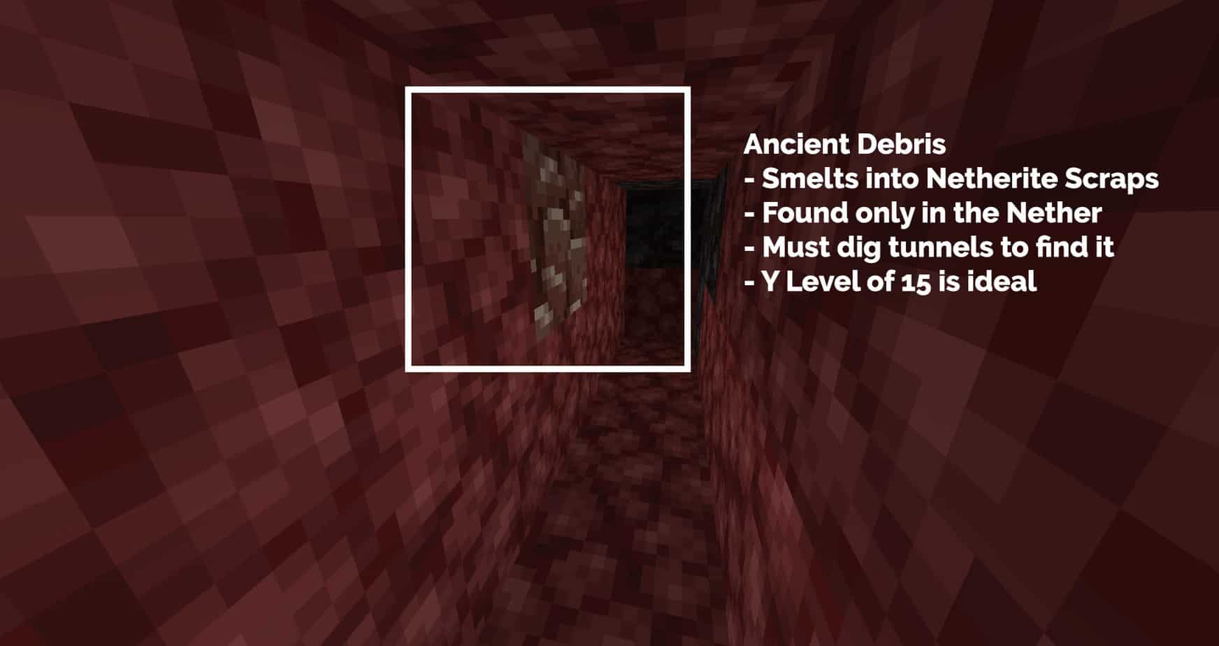 how to find ancient debris and netherite in Minecraft