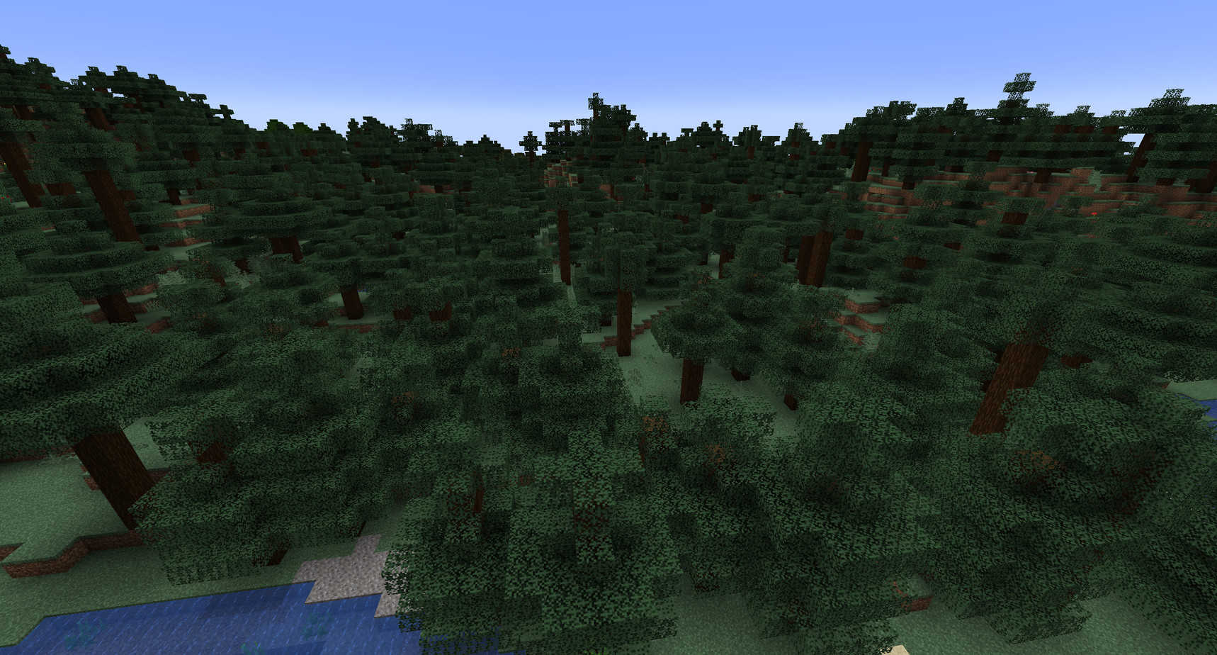 Minecraft taiga biome