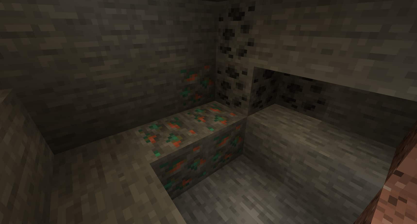 Minecraft Copper Ore Cave