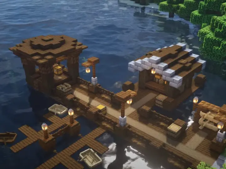 10 Cool Minecraft Dock Designs - EnderChest