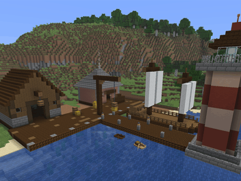 10 Cool Minecraft Dock Designs