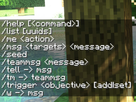 List of Minecraft Commands and Cheat Codes - EnderChest