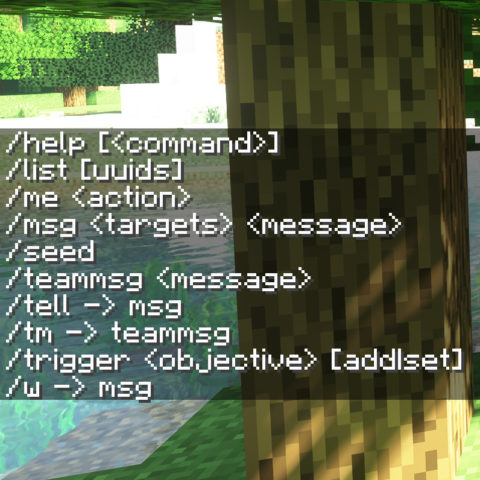 List of Minecraft Commands and Cheat Codes - EnderChest