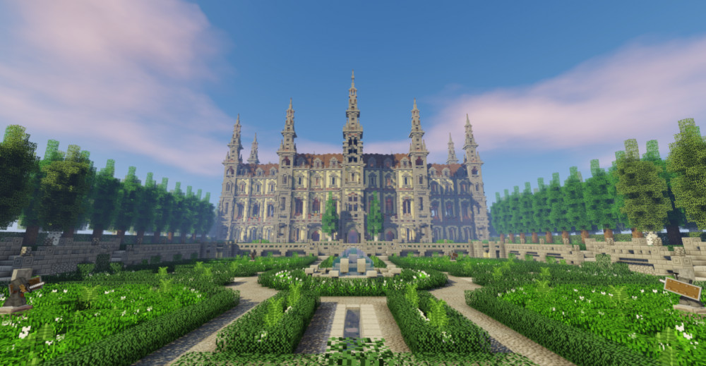 Minecraft Castle Garden Ideas