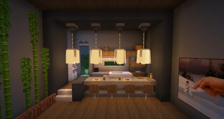 Cozy Kitchen Minecraft .webp