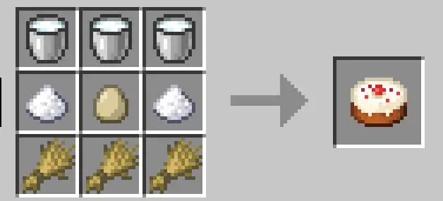 Minecraft Cake Recipe