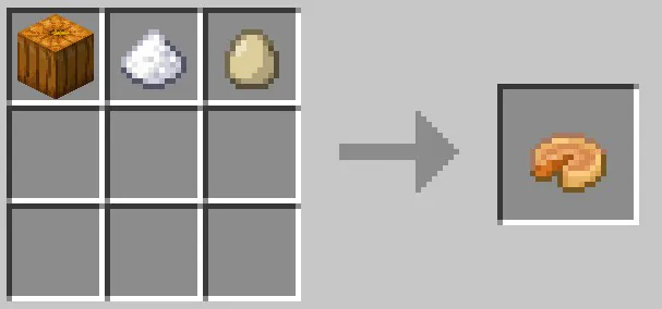 Minecraft Pumpkin Pie Recipe