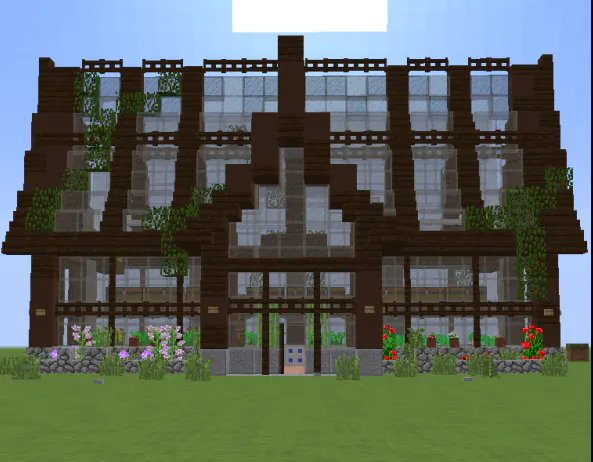 Minecraft Glass House