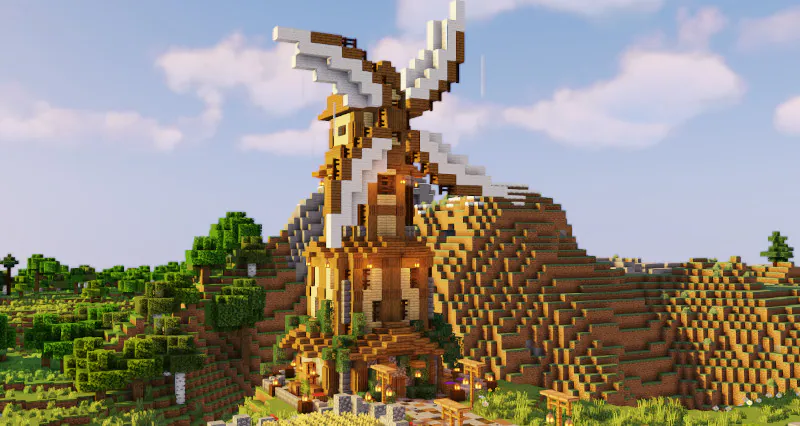 Rustic Windmill